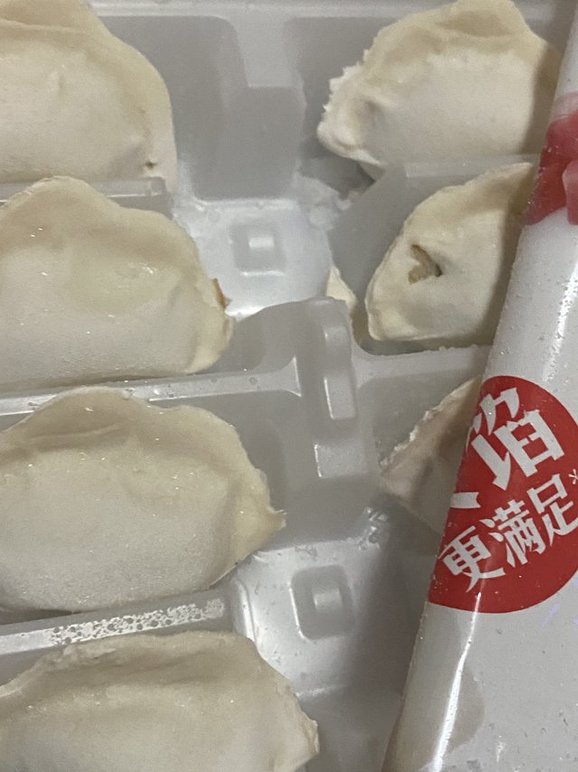 玉米猪肉馅的饺子我超喜欢