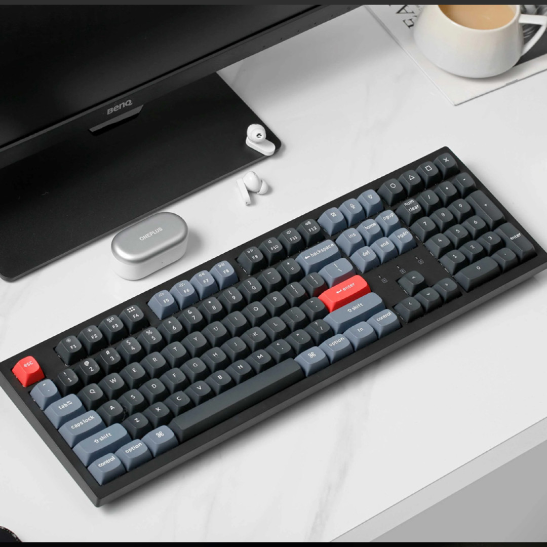 Keychron 推出 K10 Pro 机械键盘：支持QMK/VIA改键、 108键布局