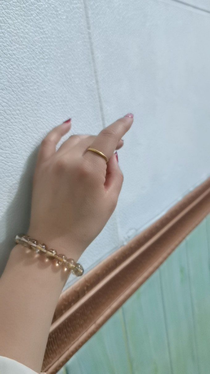 金运久黄金戒指