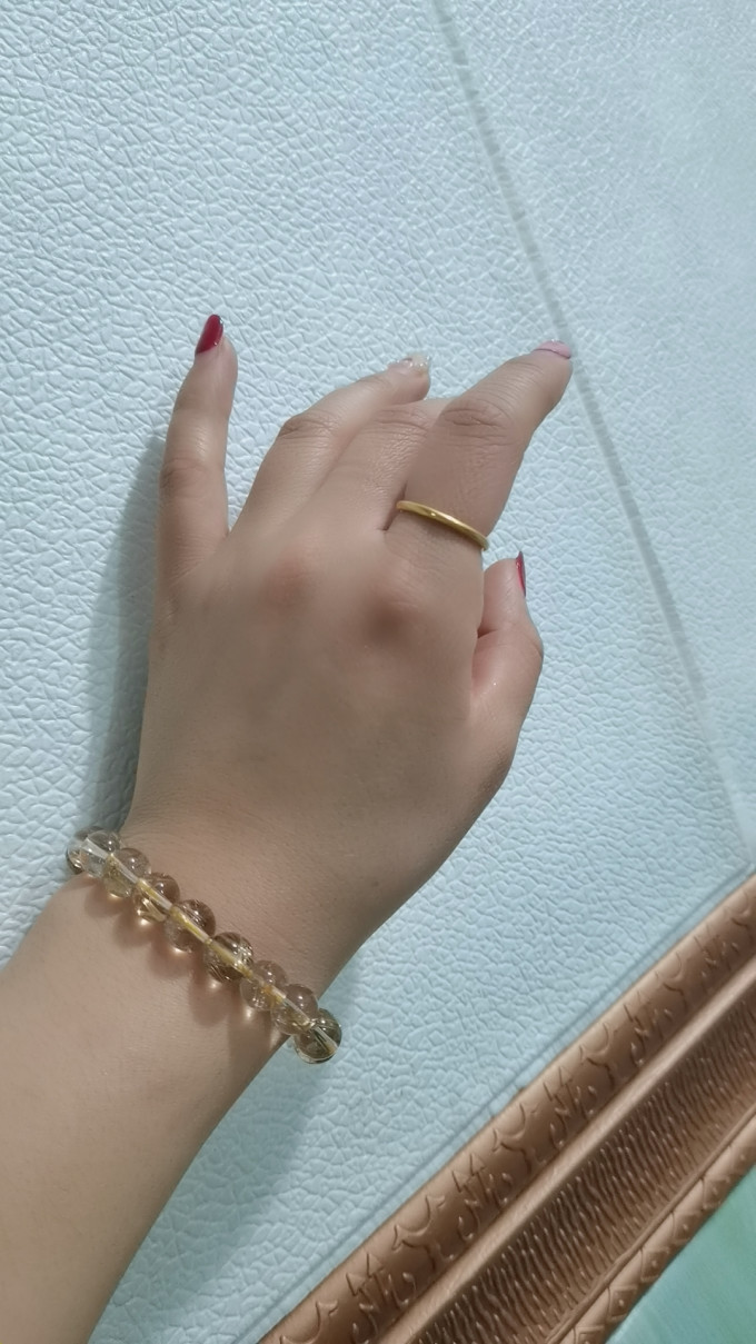 金运久黄金戒指