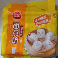 这款三全奶香馒头真的很香