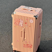 粉粉嫩嫩的可爱行李箱
