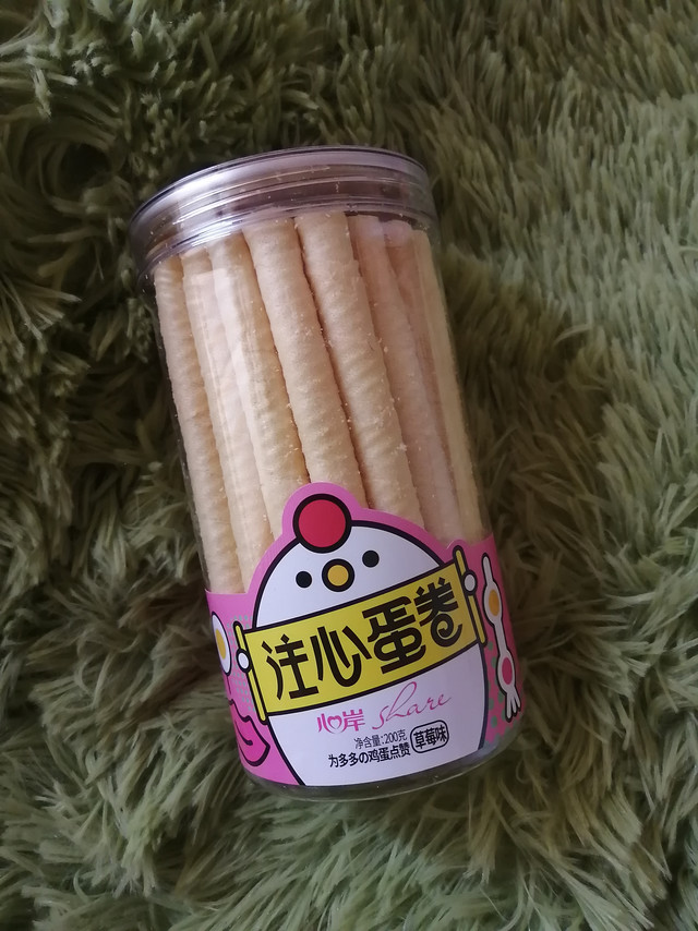 脆脆甜甜的蛋卷味道还不错！