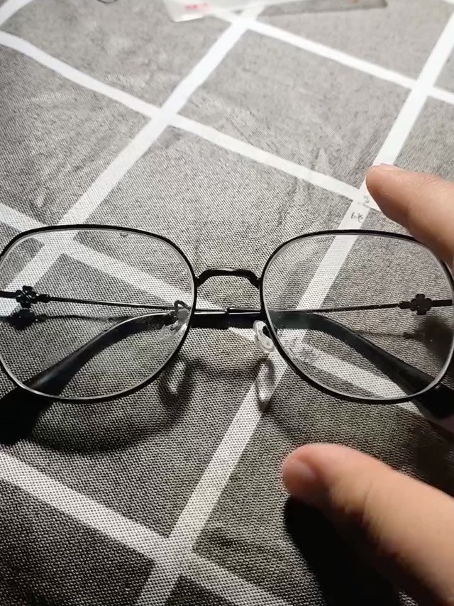 韩版日系可爱黑色眼镜