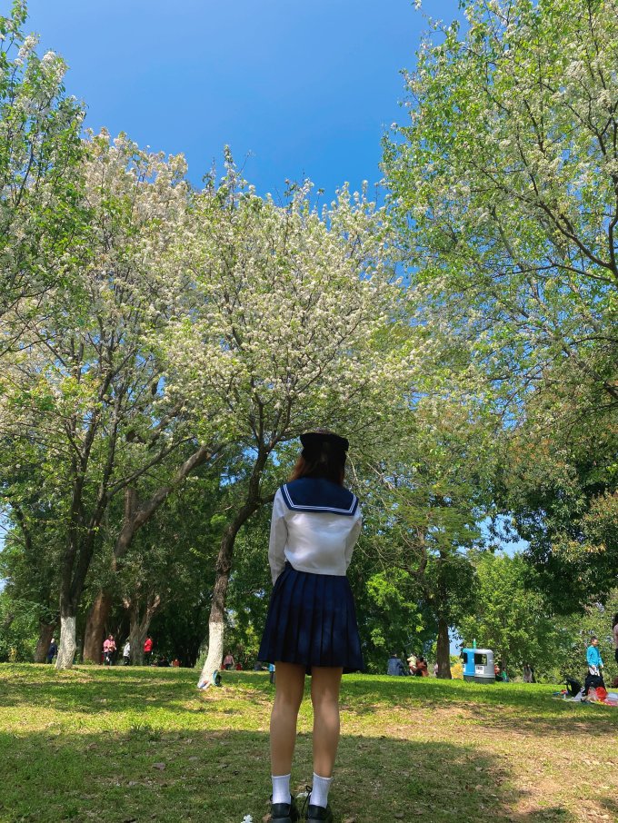 萝美酱JK制服