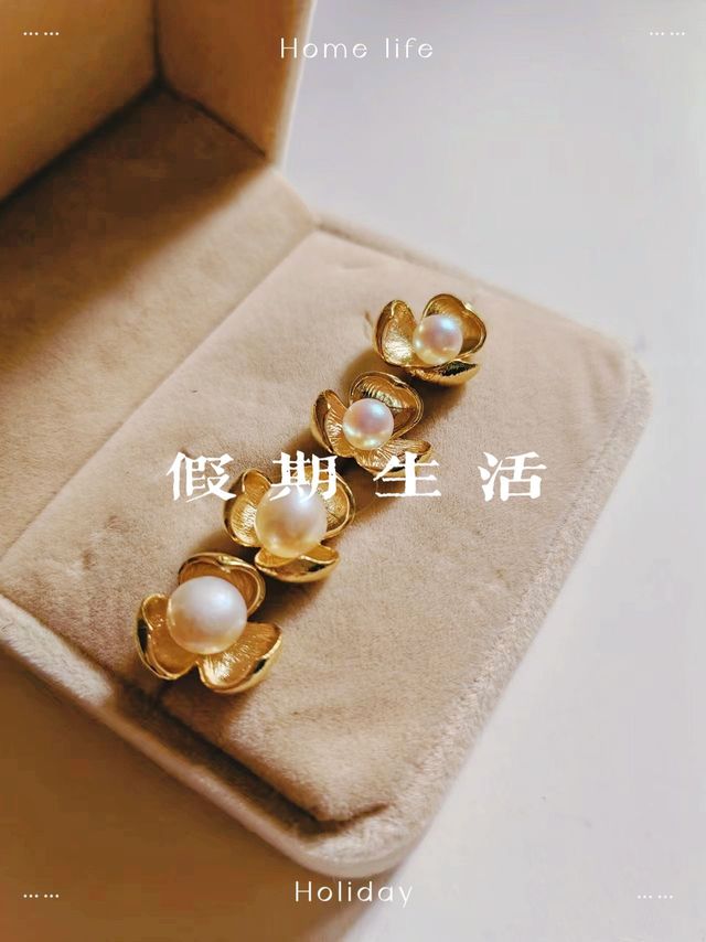 气质大美女的同款珍珠耳钉