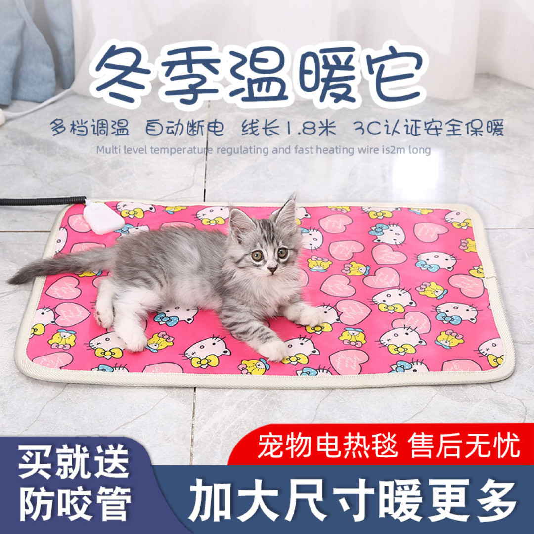 自从给猫买了电热毯,他就成了只废猫了。