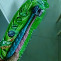 大麦牙刷真的是刷牙大师呢