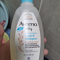 艾惟诺（Aveeno）儿童洗发水沐浴露天然燕麦 婴儿洗发水沐浴液二合一354ml
