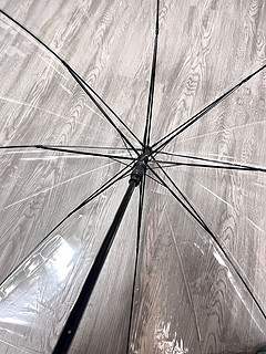 高颜值轻巧的透明雨伞