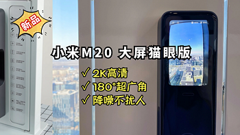 家居轻测评 篇二十九：小米新款智能锁！「M20大屏猫眼版」试用7天眼界大开，锁界“卷王”就是它了~ 