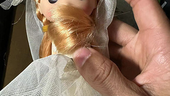 这个芭比娃娃真的当时想象的是自己穿着婚纱是这样子