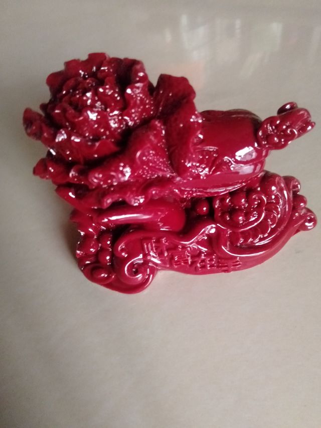 紫金沙朱砂摆件
