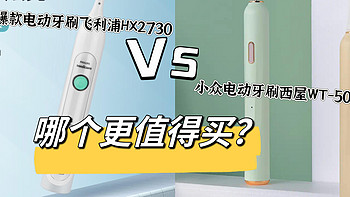 我的家居家电 篇三：网红爆款电动牙刷飞利浦HX2730 VS 小众电动牙刷西屋WT-504G，哪个更值得买？