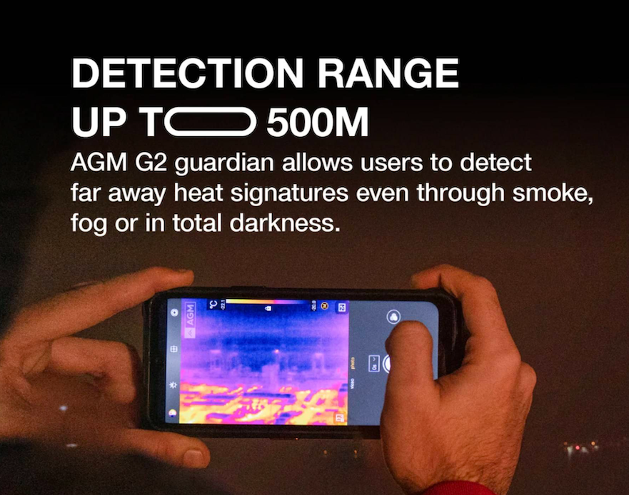 MWC｜首款500米热成像智能手机：AGM G2 Guardian