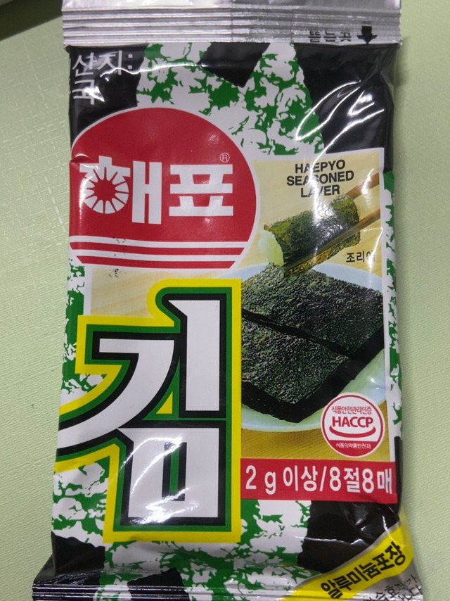 酥脆的海苔片来啦！