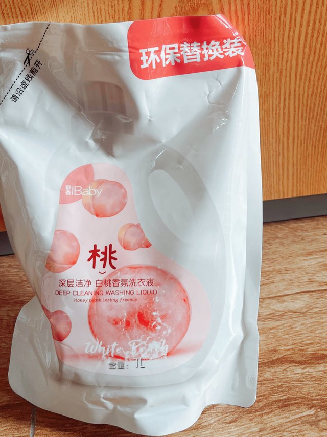 白桃香水持久洗衣液替换装