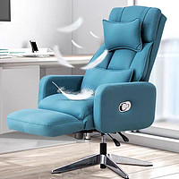 老板椅可躺电脑椅家用舒适人体工学办公书房椅子主播椅轻奢科技布