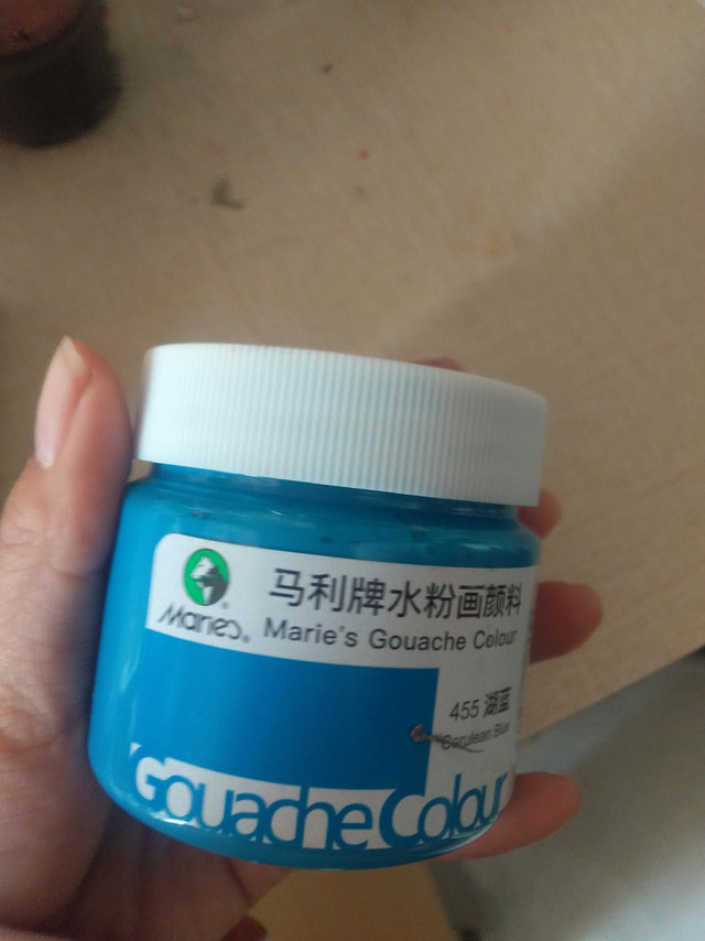 美术生用起来玛利的水粉颜料