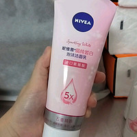 妮维雅（NIVEA）氨基酸洗面奶泡沫温和不紧绷云柔植萃保湿水弹洁面乳180g双支