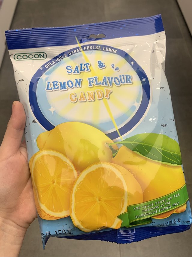 可康牌咸味柠檬糖