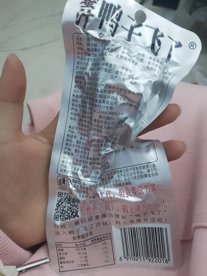 鸭子飞了鸡鸭零食