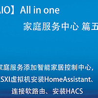 家庭服务添加智能家居控制中心，ESXI虚拟机安装HomeAssistant、连接软路由、安装HACS