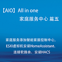 【AIO】All in one 家庭服务中心 篇五：家庭服务添加智能家居控制中心，ESXI虚拟机安装HomeAssist...