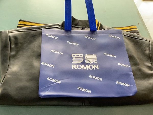 罗蒙国潮风pu棒球服夹克