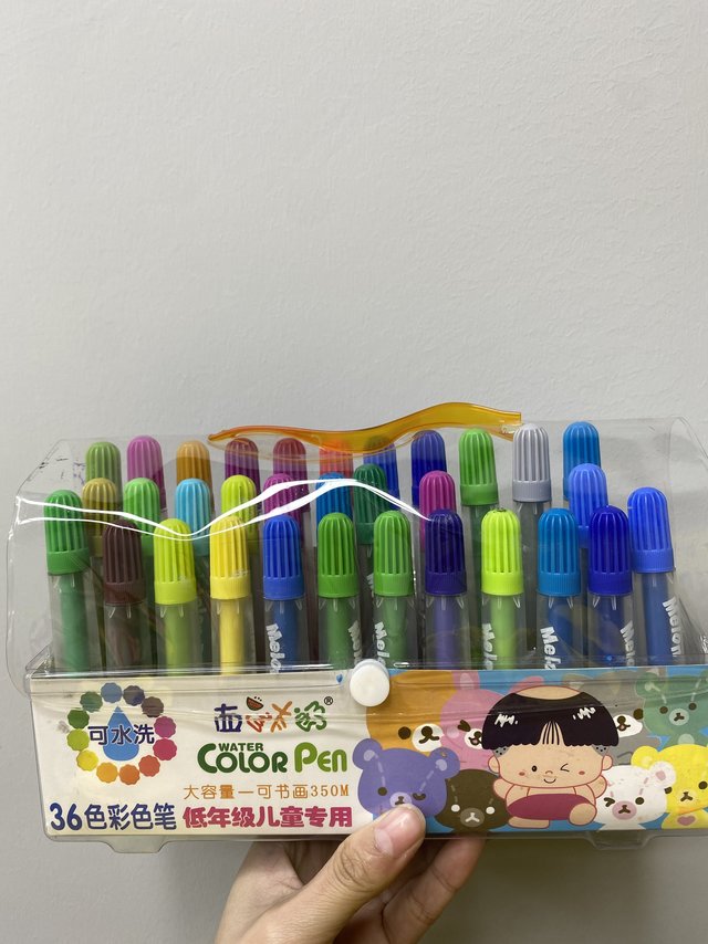 家有小孩必不可少的水彩笔哦