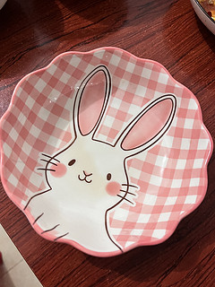 超高颜值的小兔子可爱陶瓷碗