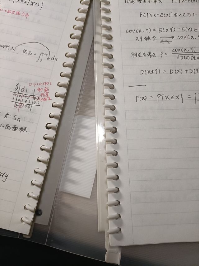 用了很多年的活页夹