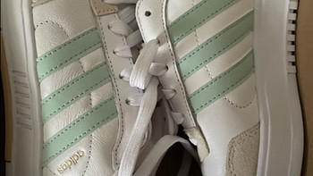 adidas阿迪达斯官方neo COURTMASTER女子舒适休闲运动板鞋小白鞋 白色/灰色/绿色 37(230mm)