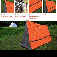 亚马逊爆款可用作生存帐篷应急保暖帐篷户外紧急生存紧急帐篷