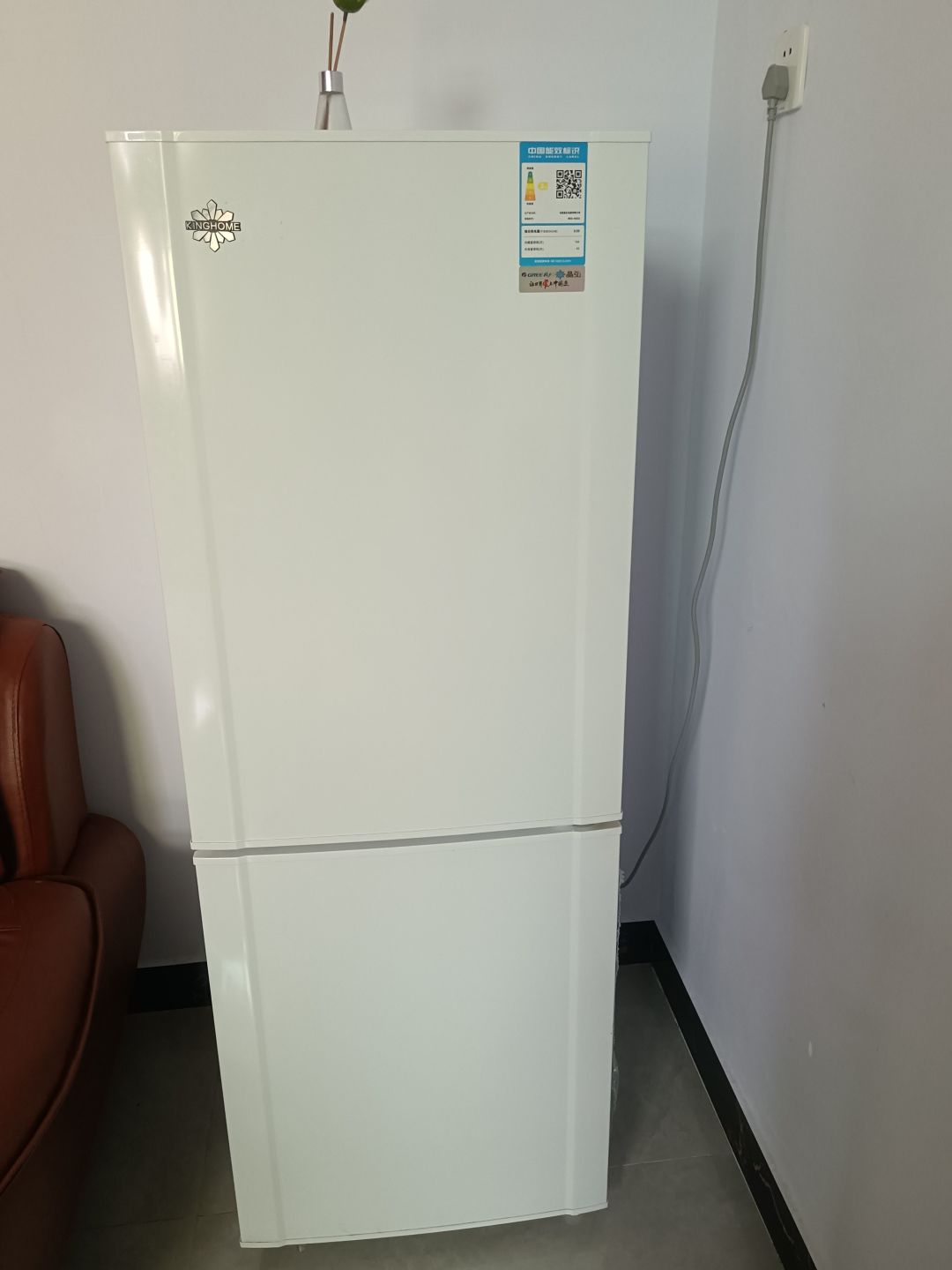 小户型两门家用双门冰箱