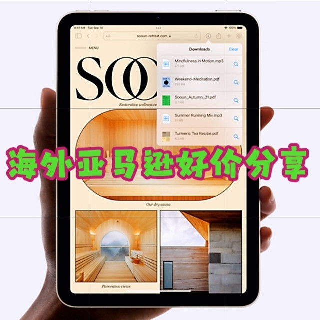亚马逊好价，2557元Apple 苹果 iPad mini6，392元的6局电波表