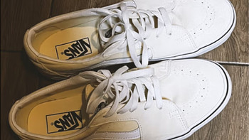 vans范斯官方 SK8-Low小白鞋复古低帮奶白男鞋女鞋板鞋运动鞋 白色 42