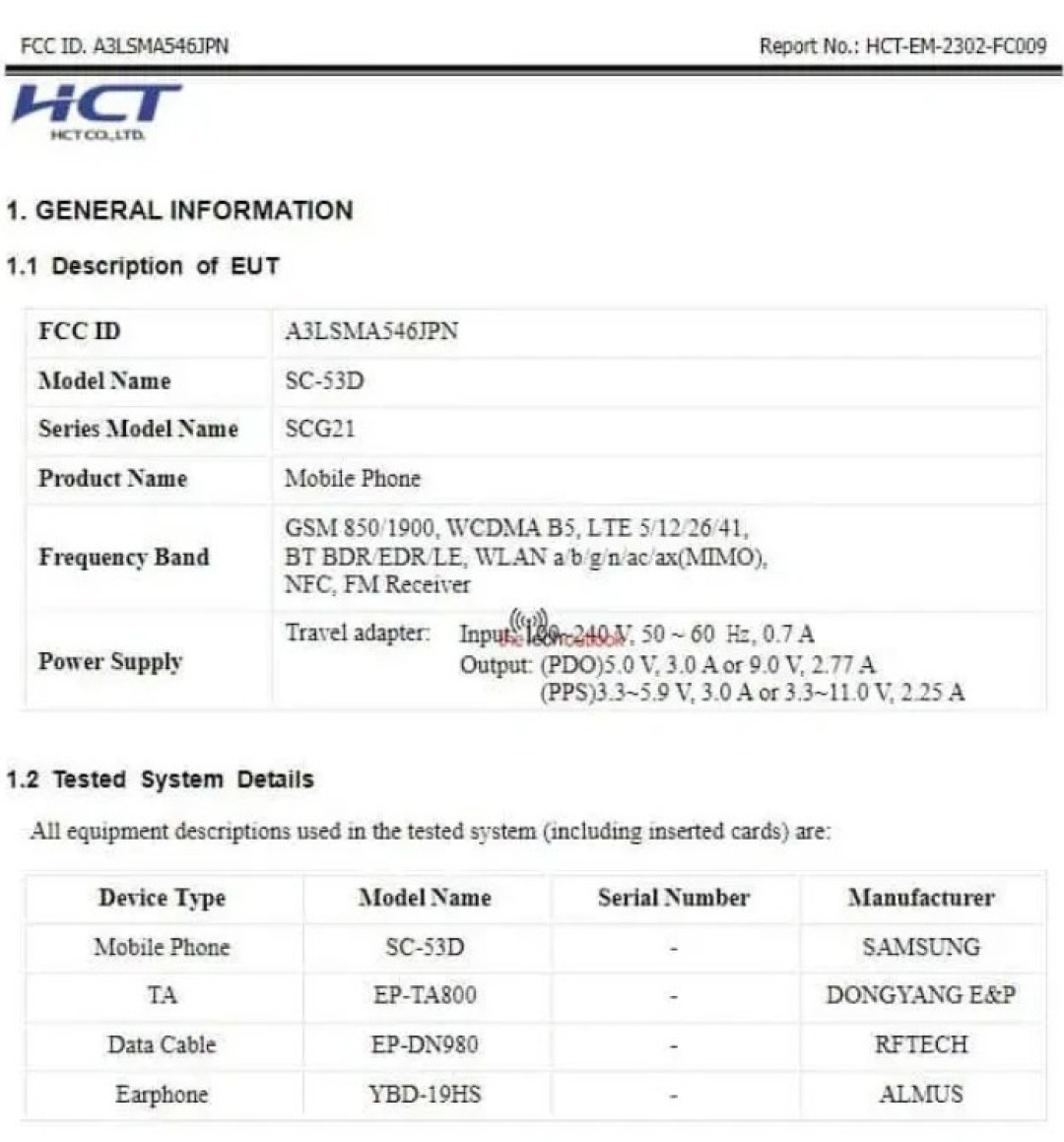 三星 Galaxy A54 通过 FCC 认证,搭 Exynos 1380 处理器、AMOLED 打孔直屏