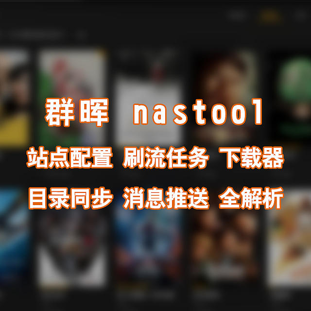 群晖 nastool 站点配置 刷流任务 下载器 目录同步 消息推送 全解析