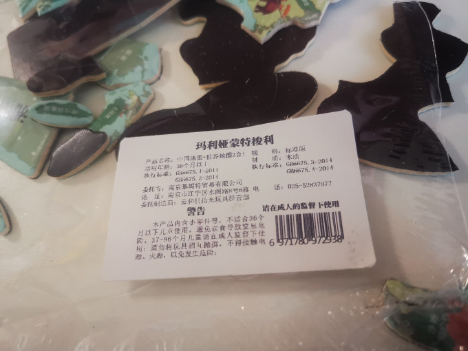 玛利娅蒙特梭利拼图