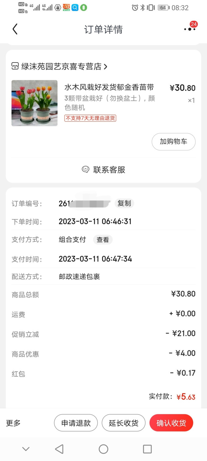 水木风盆栽