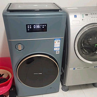 TCL12公斤双层子舱复式分区复式滚筒洗衣机