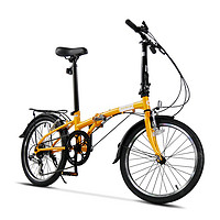 DAHON 大行 D6 折叠自行车 HAT060 橙色 6速 20英寸