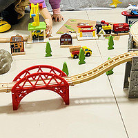 我的童年理想玩具--火车轨道滑行拼装积木