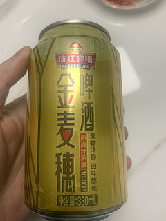 珠江啤酒10度 珠江金麦穗啤酒330ml*6听