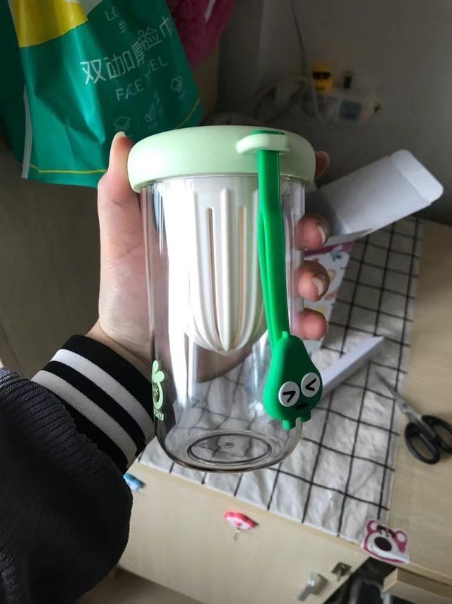 分离泡茶杯网红塑料杯