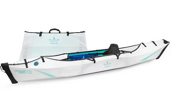 这是一款你想都没有想过的春天露营新装备~~折叠皮划艇