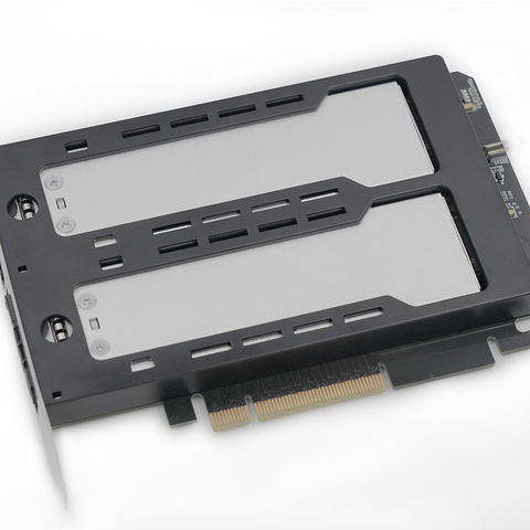 轻松替换M.2硬盘，支持PCIe 4.0 SSD高速互传——ICY DOCK双盘位M.2 NVMe SSD硬盘PCIe转接卡使用体验