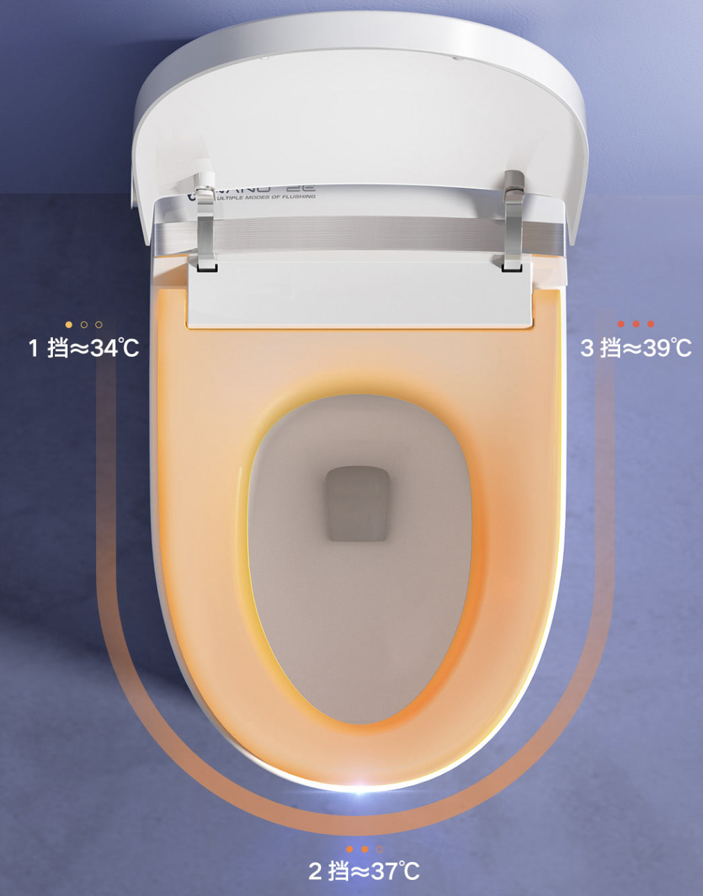 小米有品上新智能马桶，低水压大冲力、脚踢/离座冲水、风温座温水温三挡调节