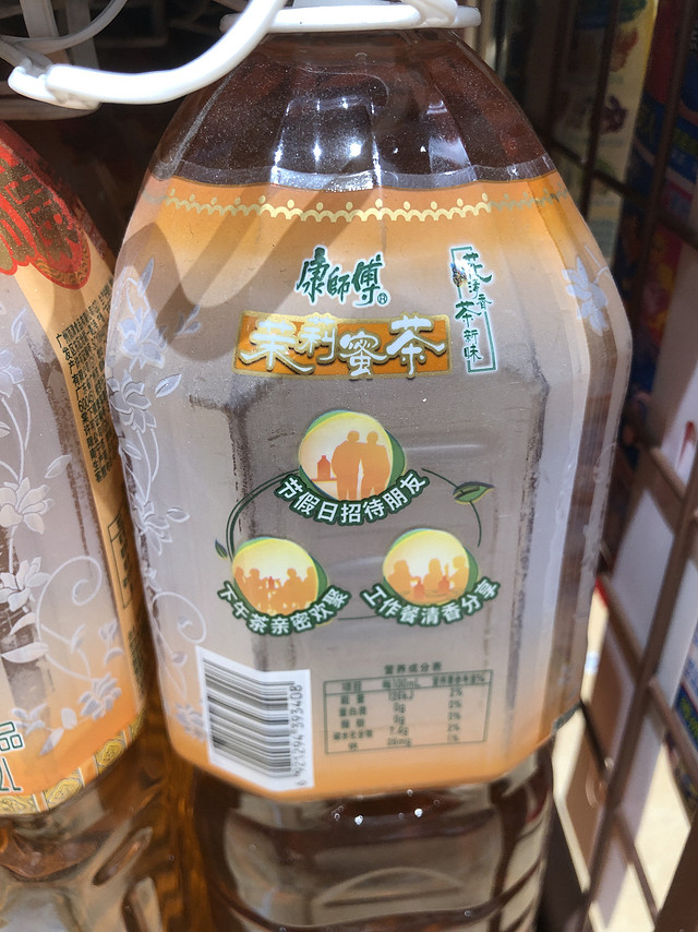 康师傅茉莉蜜茶1L*12瓶/整箱装大瓶蜂蜜花茶